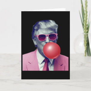 Lustige Trump Bubble Gum Yum Geschenke Karte