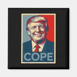 Lustige Trump Cope Parodie – Politisches Meme Magnet