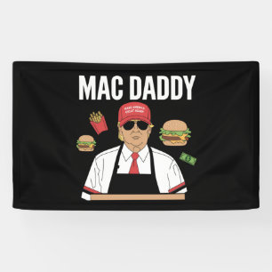 Lustige Trump-Fritten machen Fritten Mac Daddy Banner