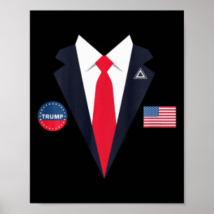 Lustige Trump Halloween-Kostüme für Kinder, USA-Pr Poster