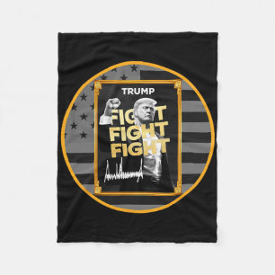 Lustige Trump Meme Coin Krypto Präsident Meme  Fleecedecke