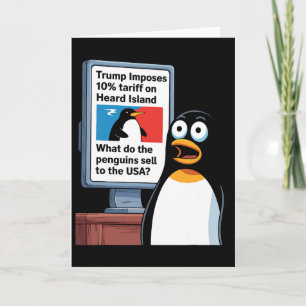 Lustige Trump Pinguine Politische Ungerechtigkeit Karte