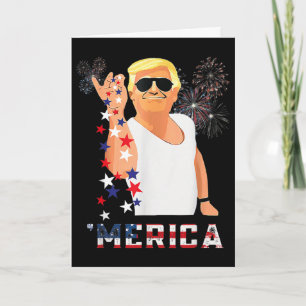 Lustige Trump Salt Merica Freiheit 4. Juli Geschen Karte