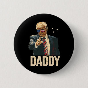 Lustige Trump-Shirts Daddy's Home Für Männer Und F Button