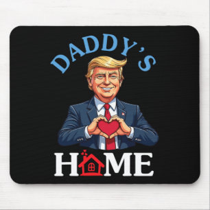 Lustige Trump-Style Herz Hände Daddy's Home Vater Mousepad