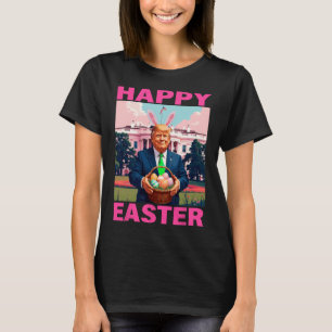 Lustige Trump und Ostereier Skizze Weißes Haus Glü T-Shirt