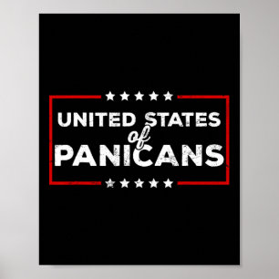 Lustige Trump Zölle Stolze Panikan Vereinigte Staa Poster