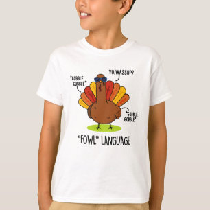 Lustige Truthahn-Wortwitz-Pun T-Shirt