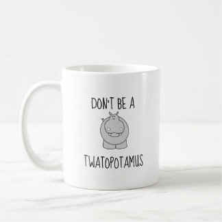 Lustige Twatopotamus Tasse