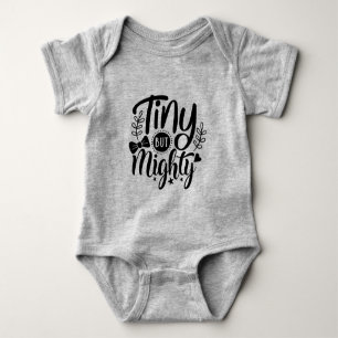 Lustige Typografie Baby Strampler