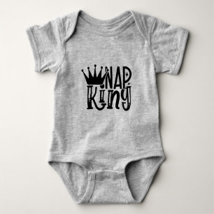 Lustige Typografie Baby Strampler