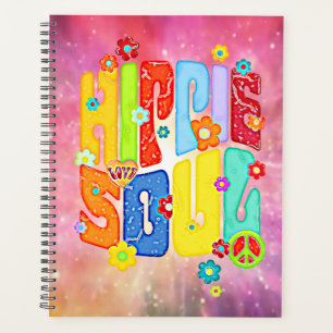 Lustige Typografie - HIPPIE SEELE 1 Planer