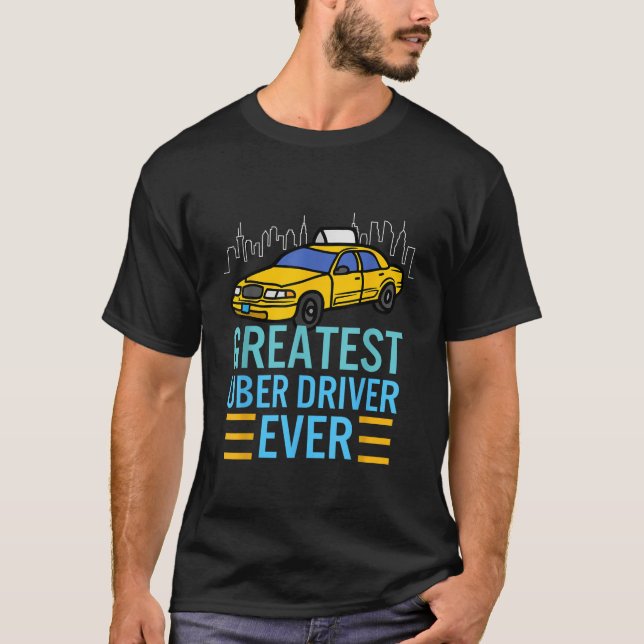 lustige Uber Drivern für Männer Bester Uber Driver T-Shirt (Vorderseite)