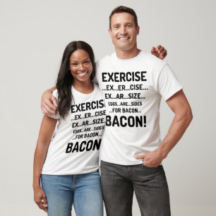 Lustige Übung für T-Shirt