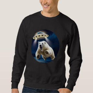 LUSTIGE UFO-BEGEGNUNGEN MIT EISBÄREN FÜR EISBÄR-LI SWEATSHIRT