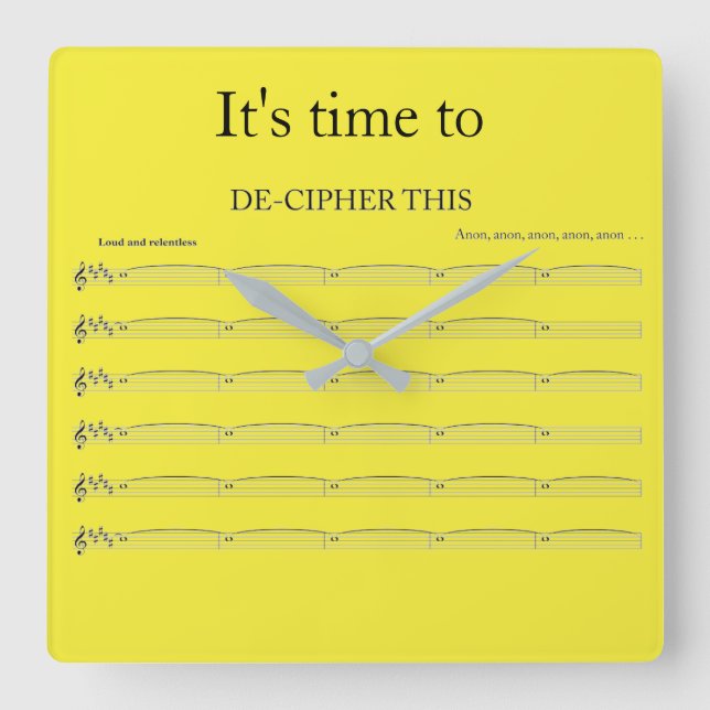 Lustige Uhr des Organisten (Vorderseite)