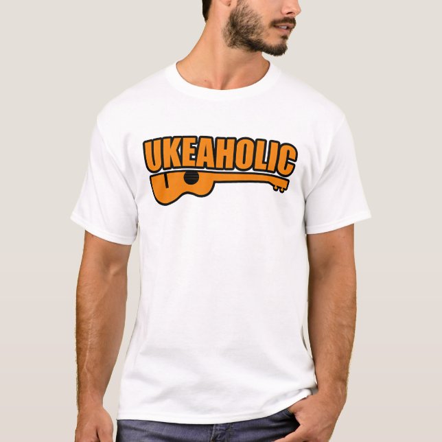 Lustige Ukulele  T-Shirt (Vorderseite)