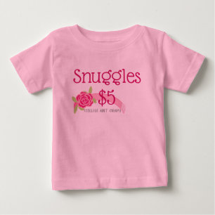Lustige Umarmungen zu verkaufen Baby T-shirt