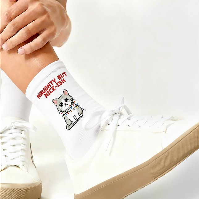 Lustige unanständige aber nette Weihnachts-Socken Socken (Von Creator hochgeladen)