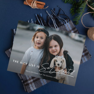 Lustige Unartige Die Schöne Liste Foto Weihnachten