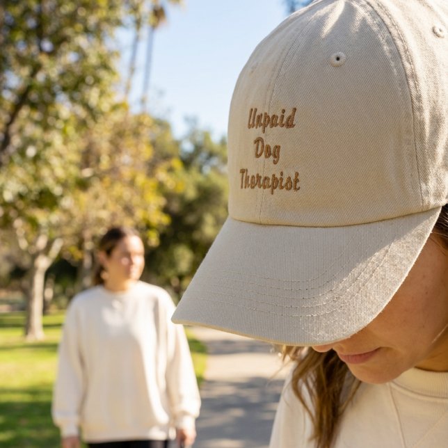 Lustige Unbezahlter Hundetherapeut Hut | Geschenk  (Von Creator hochgeladen)