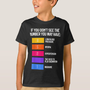 Lustige und humorvolle Badminton-Memes Shuttle Bir T-Shirt