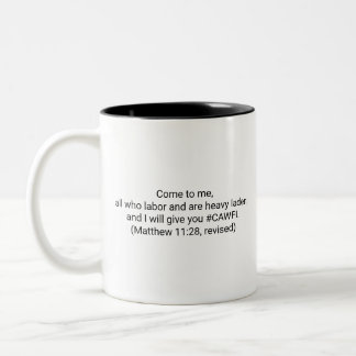 Lustige und inspirierende Kaffeetasse