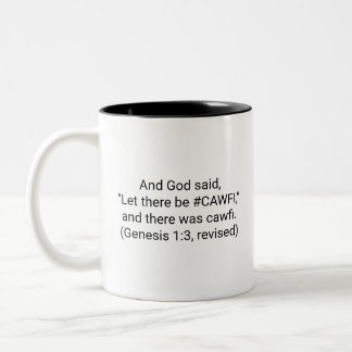 Lustige und inspirierende Kaffeetasse