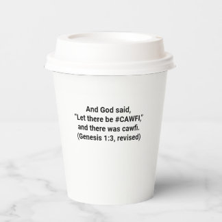 Lustige und inspirierende Papierkaffeetassen Pappbecher