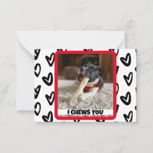 Lustige und süße Schulnotizkarte mit dem Foto Ihre Mitteilungskarte