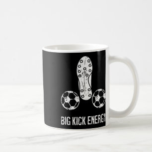 Lustige unhöfliche Fußball-Fußballgroßkick-Energie Kaffeetasse