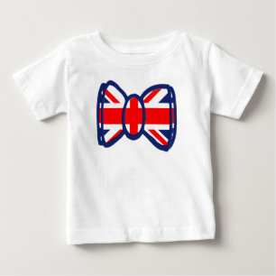 Lustige Union Jack Fliege Kunst Geschenke Baby T-shirt