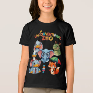 Lustige unkonventionelle Zoo-Tiere für Kinder Tri-Blend Shirt