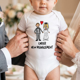 Lustige Unter Neuer Leitung Hochzeit Baby Strampler