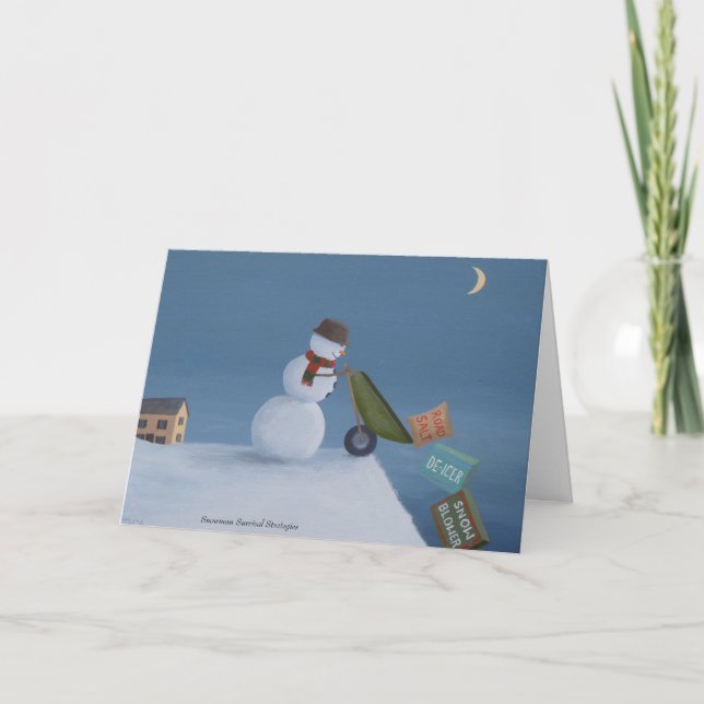 lustige Urlaubskarte Karte (Vorderseite)