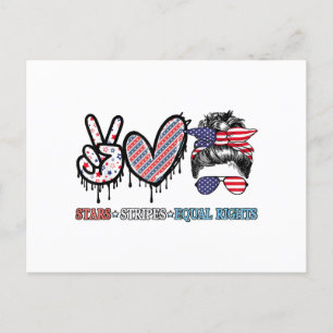 Lustige US-Flagge Patriotisch Postkarte