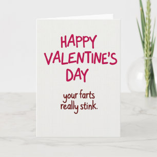 Lustige Valentinstag-Fürz-Karte Karte