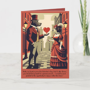 Lustige Valentinstag-Karte zum Anpassen Karte