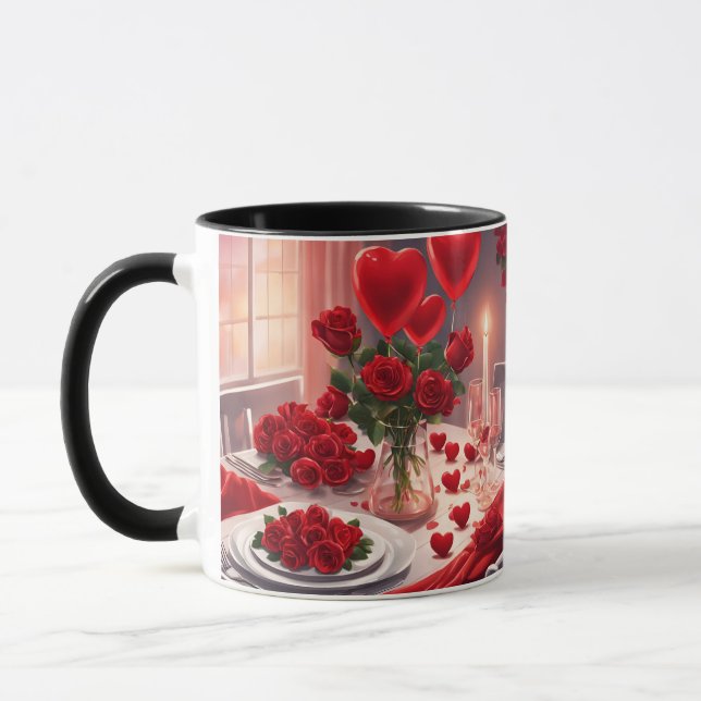 lustige Valentinstag-Tasse Tasse (Links)