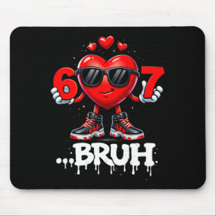 Lustige Valentinstage 67 Eis Meme Six Seven  Mousepad