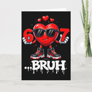 Lustige Valentinstage 67 Eiscreme Meme Six Seven Karte