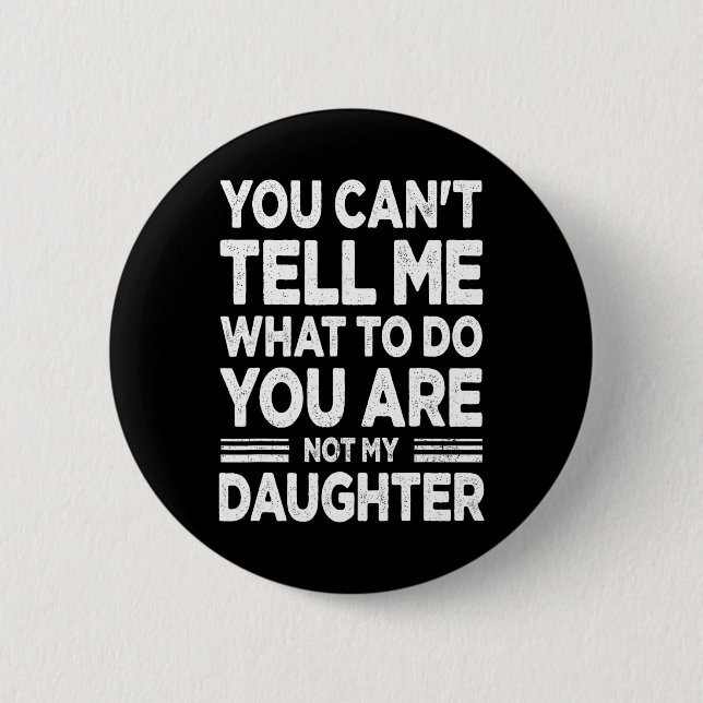 Lustige Vater Papa Geschenke Männer Von Tochter Vä Button (Vorderseite)