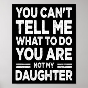 Lustige Vater Papa Geschenke Männer Von Tochter Vä Poster
