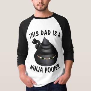 LUSTIGE VATER T-Shirts, NINJA-KOTZER T-Shirt