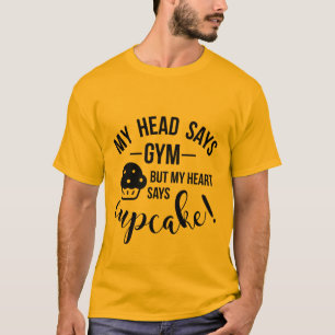 lustige Väter Tagesgeschenk Gymnastik Herzgewicht T-Shirt