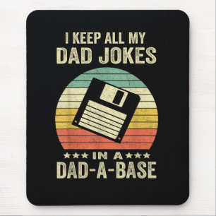 Lustige Väter-Witze für Männer in dad-a-Base Mousepad