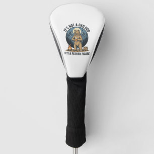 Lustige Vaterfigur Bär Camping Vektor Design_1 Golf Headcover