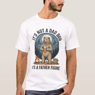 Lustige Vaterfigur Bär Camping Vektor Design_1 T-Shirt