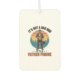 Lustige Vaterfigur Vintage-Dad-Humor-Shirt-Design Autolufterfrischer