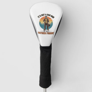 Lustige Vaterfigur Vintage-Dad-Humor-Shirt-Design Golf Headcover